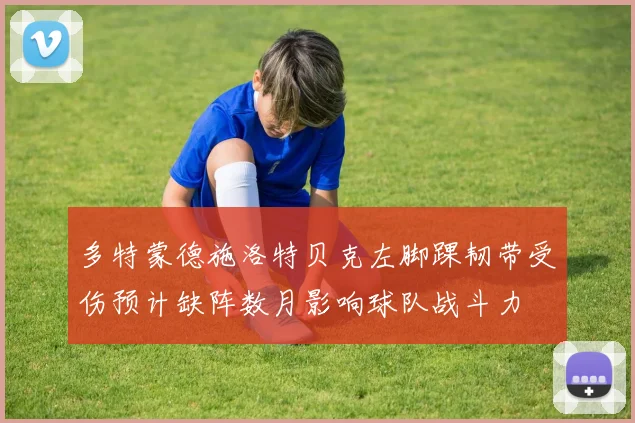 多特蒙德施洛特贝克左脚踝韧带受伤预计缺阵数月影响球队战斗力
