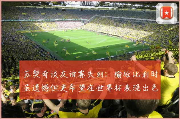 苏契奇谈友谊赛失利：输给比利时虽遗憾但更希望在世界杯表现出色